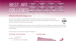 Desktop Screenshot of best-art-colleges.com