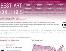 Tablet Screenshot of best-art-colleges.com